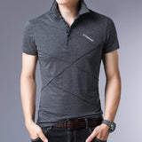 JANPA Style 2019 Brand Casual Polo Shirts Short Sleeve Men Summer Cotton Breathable Tops Tee ASIAN SIZE M-5XL 6XL