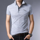 JANPA Style 2019 Brand Casual Polo Shirts Short Sleeve Men Summer Cotton Breathable Tops Tee ASIAN SIZE M-5XL 6XL