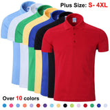 NIGRITY Mens Polo Shirt Casual Solid Polo shirt Men Short&Long Sleeve Polo shirt Male DIY Logo(min10 pieces to customize logo)