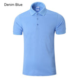 NIGRITY Mens Polo Shirt Casual Solid Polo shirt Men Short&Long Sleeve Polo shirt Male DIY Logo(min10 pieces to customize logo)