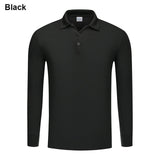NIGRITY Mens Polo Shirt Casual Solid Polo shirt Men Short&Long Sleeve Polo shirt Male DIY Logo(min10 pieces to customize logo)
