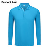 NIGRITY Mens Polo Shirt Casual Solid Polo shirt Men Short&Long Sleeve Polo shirt Male DIY Logo(min10 pieces to customize logo)