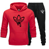 2019 New Two Pieces Set Fashion Hooded Sweatshirts Sportswear Men Tracksuit Hoodie Autumn Brand Clothes Hoodies+Pants men sets