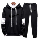 High Quality Men Clothing Set Sportswear 2019 Autumn Hoodies Sweatshirts Sporting Sets Men's Tracksuits Mens Hoodies+Pants 2pcs