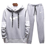 High Quality Men Clothing Set Sportswear 2019 Autumn Hoodies Sweatshirts Sporting Sets Men's Tracksuits Mens Hoodies+Pants 2pcs