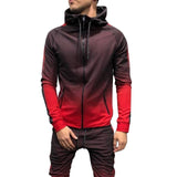 2019 Autumn Casual Men Tracksuit Sets Fashion 3DGradient Sweatsuit Hoodies Sweatshirt Sweatpants Slim Joggers Gym Pants Suit Man