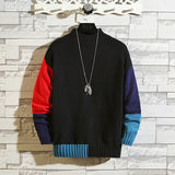 Christmas Men Striped Sweaters Winter Clothes 2019 Plus Size Asian 5XL 6XL 7XL Japan Knitted Style Casual Standard Pullovers