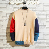 Christmas Men Striped Sweaters Winter Clothes 2019 Plus Size Asian 5XL 6XL 7XL Japan Knitted Style Casual Standard Pullovers