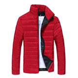 2019 Men Jacket Puffer Coat Jackets Basic Winter Warm Down Stand Collar Zipper Ultralight Mens Outwear