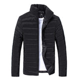 2019 Men Jacket Puffer Coat Jackets Basic Winter Warm Down Stand Collar Zipper Ultralight Mens Outwear