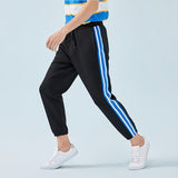 Semir Casual pants men 2019 spring and autumn new contrast color striped nine pants sports men loose pants