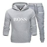 Men's Boss Letter Print Sportswear Sets Fashion Tracksuits Men Hoodies And Long Pants 2019 Winter Casual Sport Suits Men Clothes
