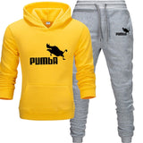 New 2019 trend Brand Fashion Men Sportswear Print Men Hoodies Pullover Mens tracksuit Sweatshirts Clothing mens tracksuits set