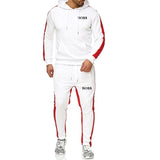 outdoor sports fitness training men's trend personalized 2019 Men's Sets Fashion Sportswear Tracksuits Hoodies+Pants Sets new
