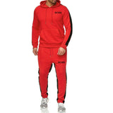 outdoor sports fitness training men's trend personalized 2019 Men's Sets Fashion Sportswear Tracksuits Hoodies+Pants Sets new