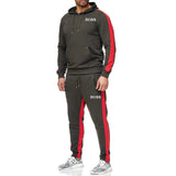 outdoor sports fitness training men's trend personalized 2019 Men's Sets Fashion Sportswear Tracksuits Hoodies+Pants Sets new