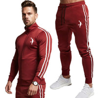 2 Piece Men Hoodies+Pants Sport Suit Jordan Men Clothing Set Gym Sport wear Tracksuit Fitness Bodybuilding  Suit Jogger Men Set