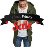 Shujin New Mens Hooded Solid Trench Coat Jacket Cardigan Long Sleeve Outwear Male Autumn Winter Slim Fit Long Coat Tops