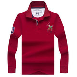 Spring Autumn Long Sleeve Polo Shirt High quality business casual men's polo shirt Comfortable shirt polo men Branded clothing