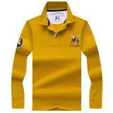 Spring Autumn Long Sleeve Polo Shirt High quality business casual men's polo shirt Comfortable shirt polo men Branded clothing