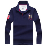Spring Autumn Long Sleeve Polo Shirt High quality business casual men's polo shirt Comfortable shirt polo men Branded clothing