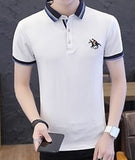 Eden Park Homme Men's Polo Shirt Brank Short-Sleeved Shirt Casual Cotton Anti-Pilling Mens Shirts Large Size M-4XL;YA209