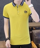 Eden Park Homme Men's Polo Shirt Brank Short-Sleeved Shirt Casual Cotton Anti-Pilling Mens Shirts Large Size M-4XL;YA209